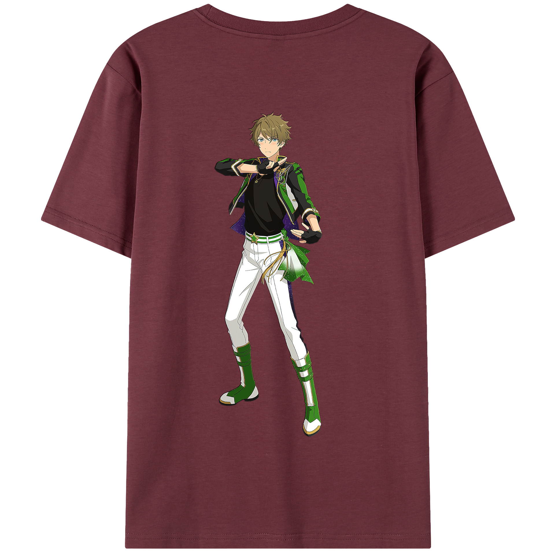（画像用） あんさんぶるスターズ! Ensemble Stars 綿100％半袖Tシャツ（背面プリント）